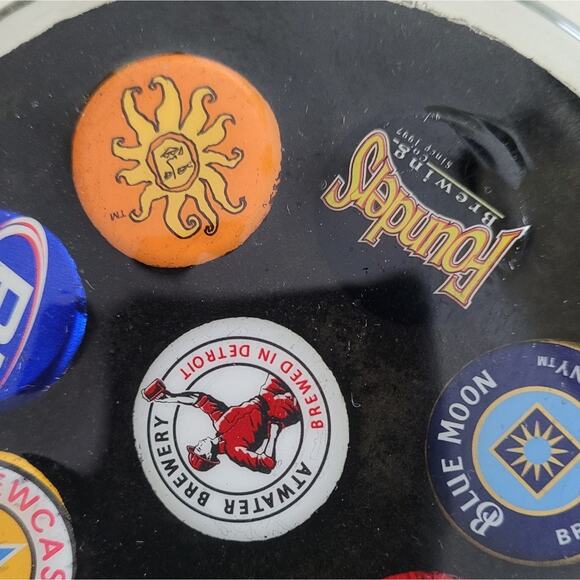 Bottle Cap Resin Beer 5" Coaster for Dudes & Dudettes That Like Their Brew - Picture 5 of 11